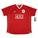 Camisa Manchester United 2006/07 - Retrô Masculino - Vermelha