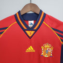 Camisa Espanha Home (1) 1998 Adidas Retrô Masculina