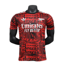 Camisa de treino do Arsenal 25/26 - Vermelho escuro - Versão de jogador